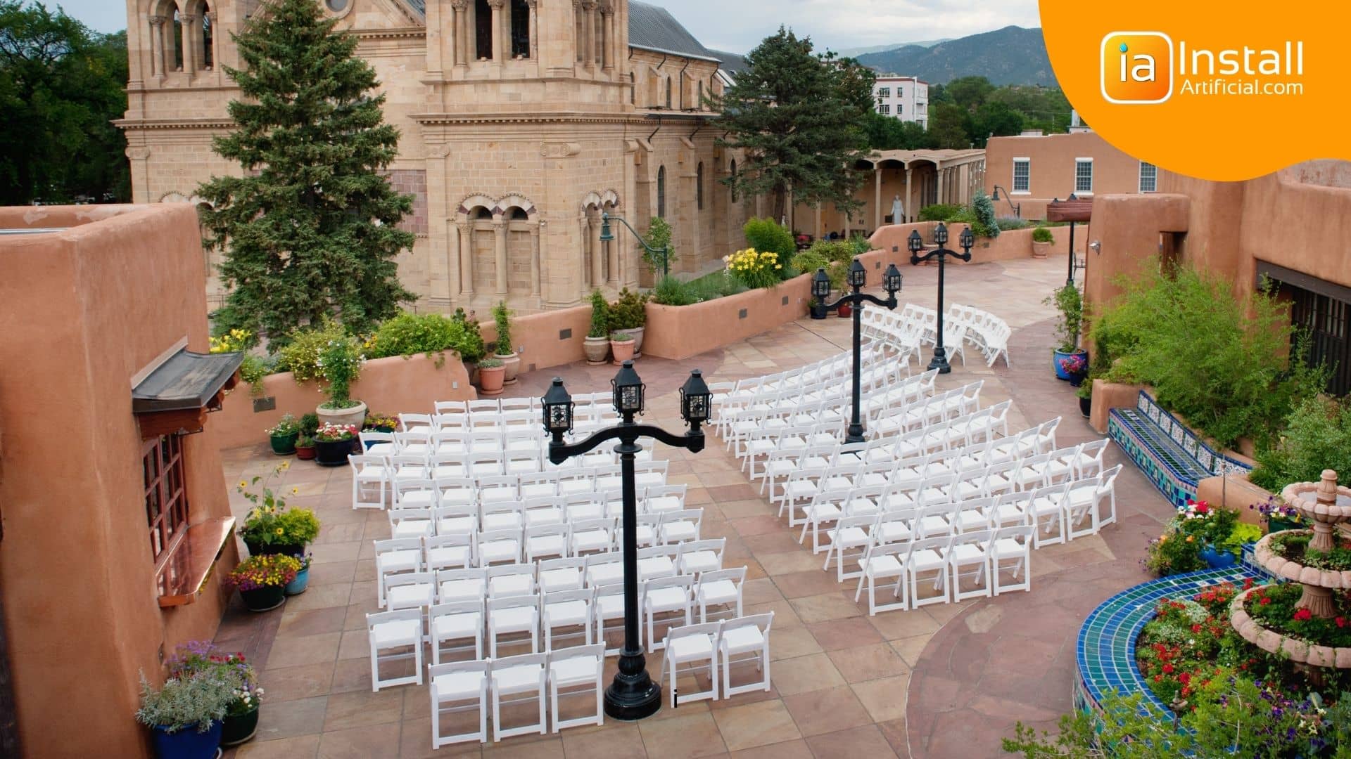 Hard Tile Ground Cover for Event Venues