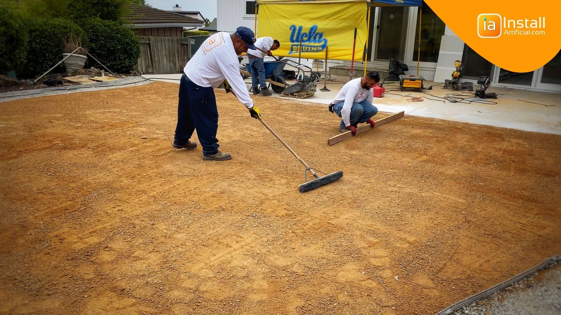 Base Preparation for Putting Green Installation