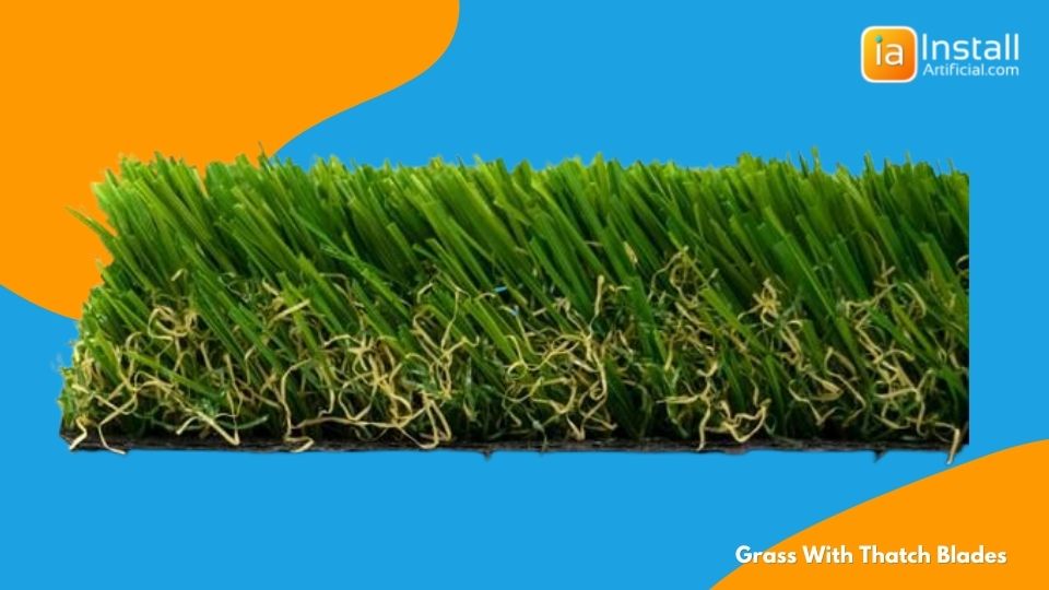 Artificial Grass Thatch Blades