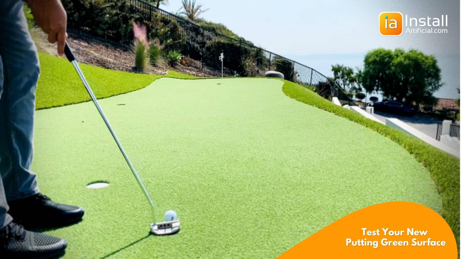 Test Your New Backyard Putting Green Surface