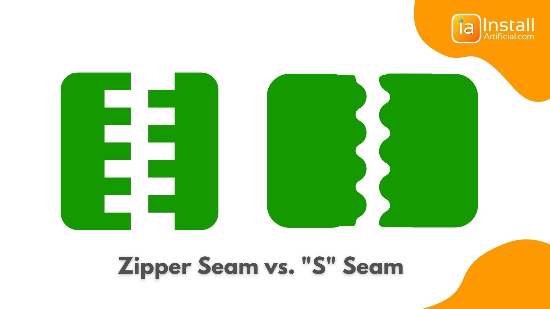 Zipper seam vs S seam