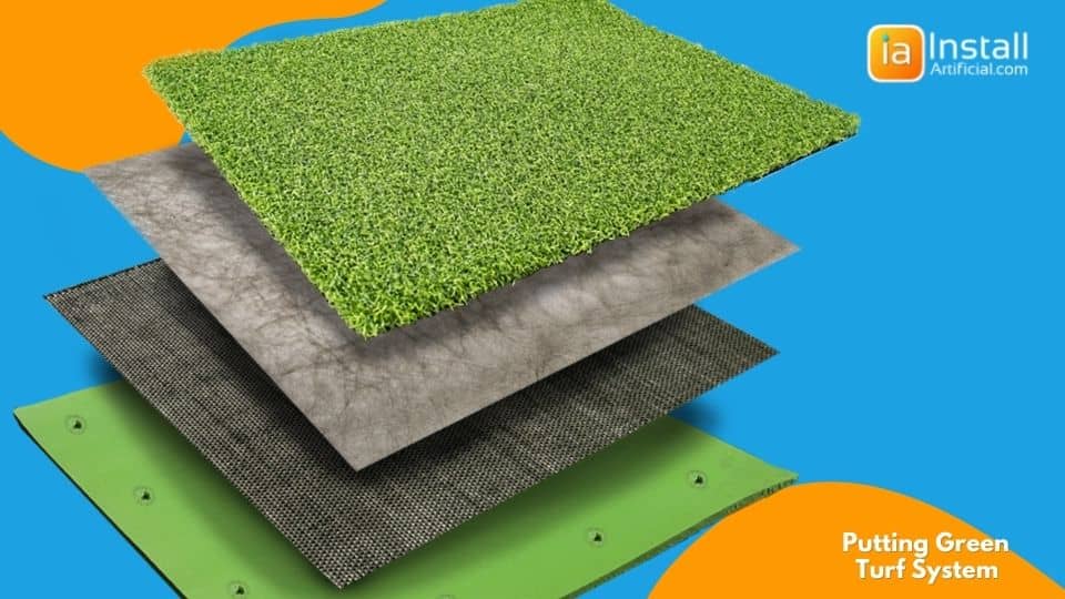 putting green turf system quality materials for installation