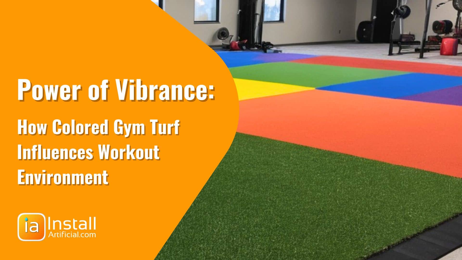 How colored gym turf influences workout environment