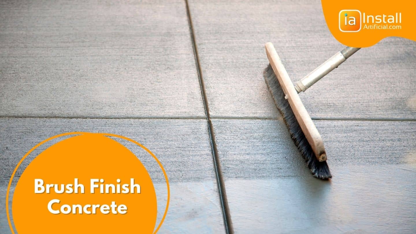 brush finish concrete