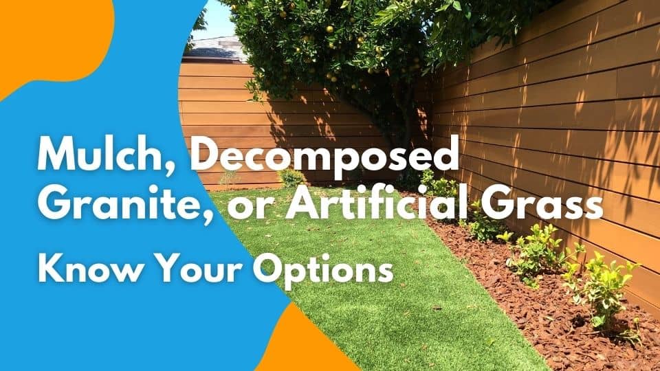 mulch dg or artificial grass know your options