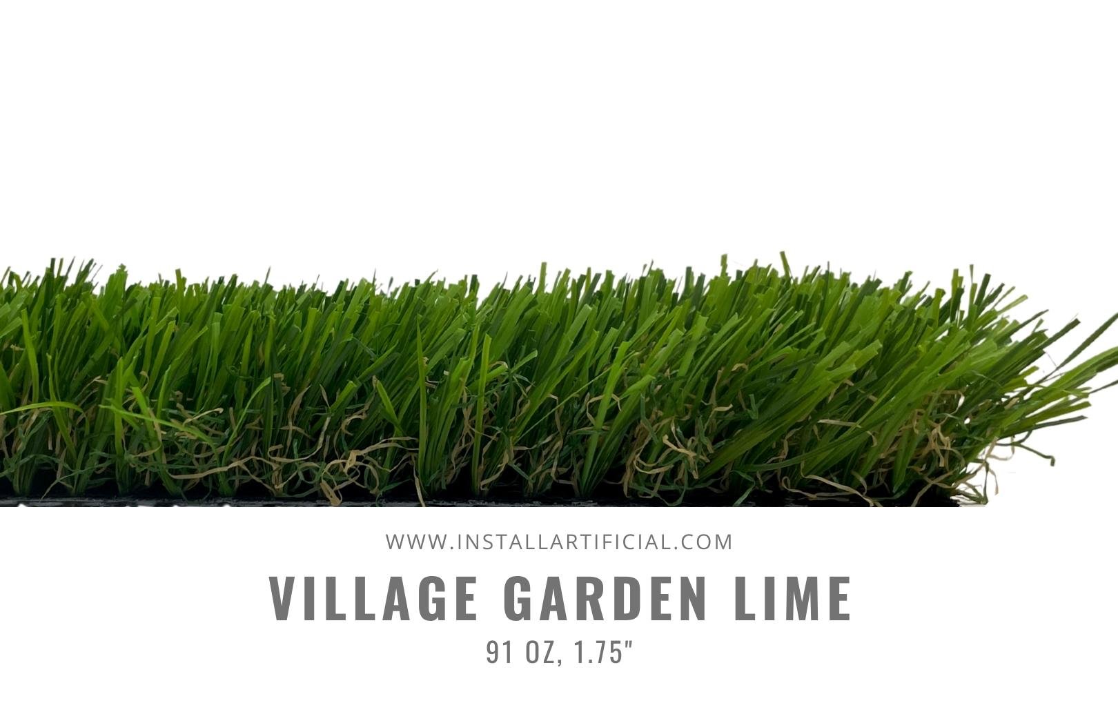 Village Garden Lime, Shaw Grass, Side