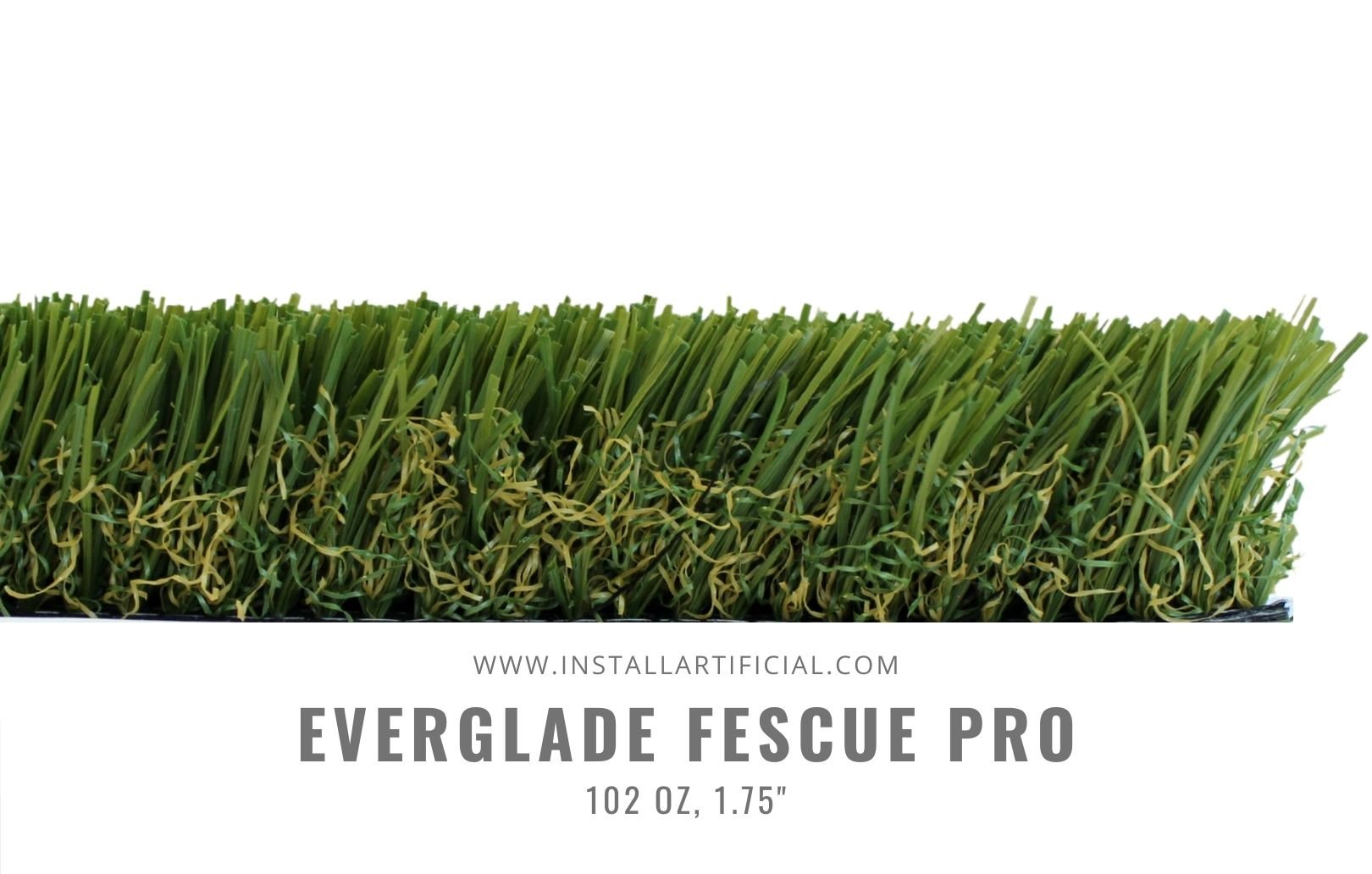 Everglade Fescue Pro, Synthetic Grass Warehouse, Tiger Turf, side