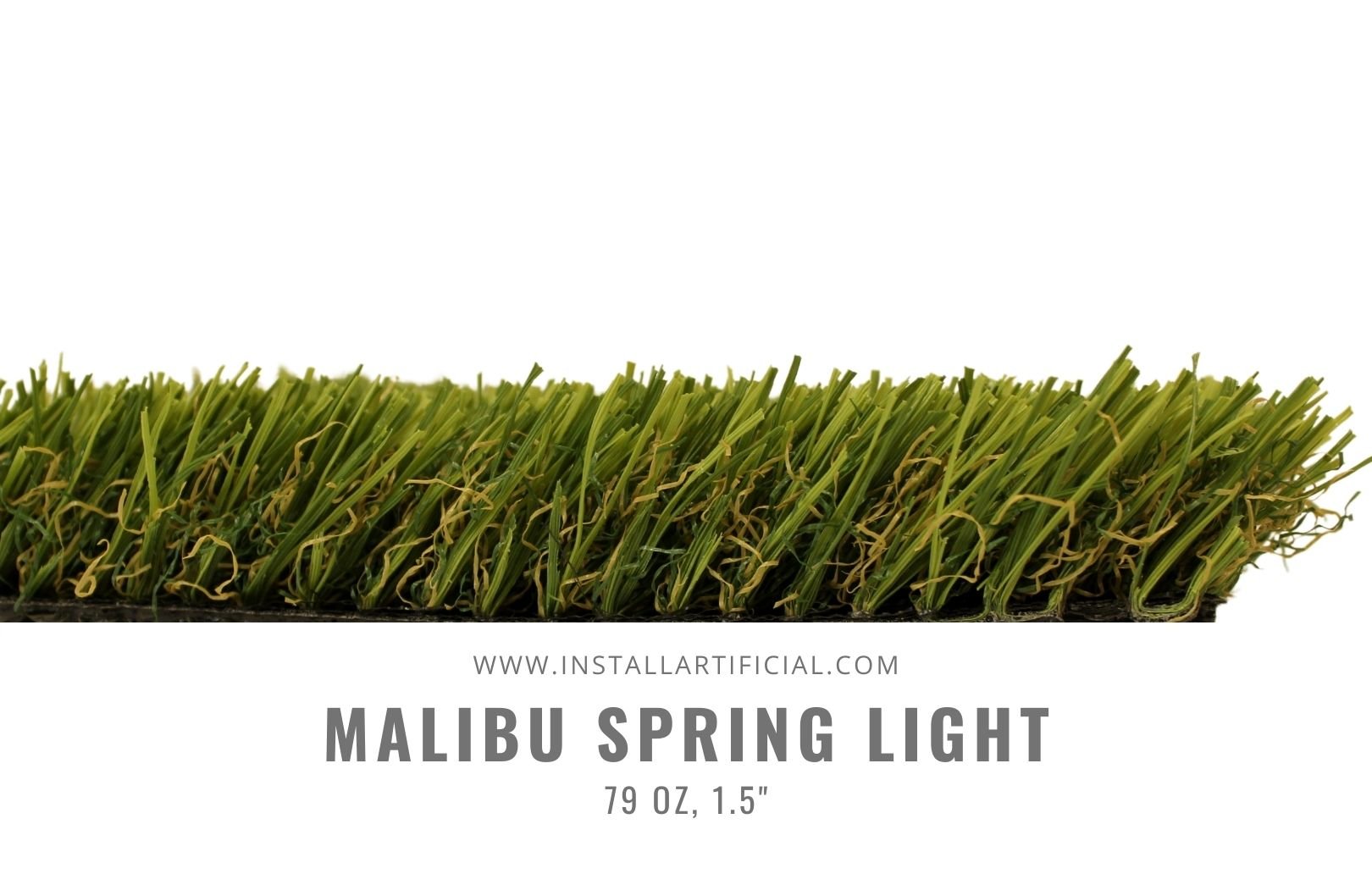 Malibu Spring Light, Tiger Turf, Synthetic Grass Warehouse, side