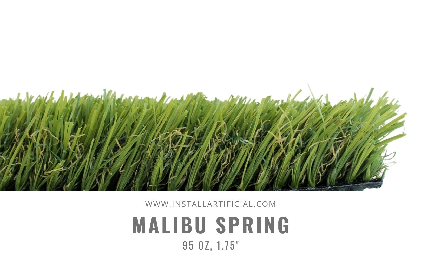 Malibu Spring, Synthetic Grass Warehouse, Everlast, side view