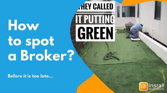 How to spot an artificial grass broker