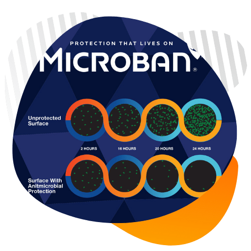 Microban technolog in artificial grass