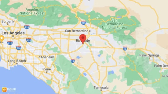 InstallArtificial Locations Map - Riverside California 