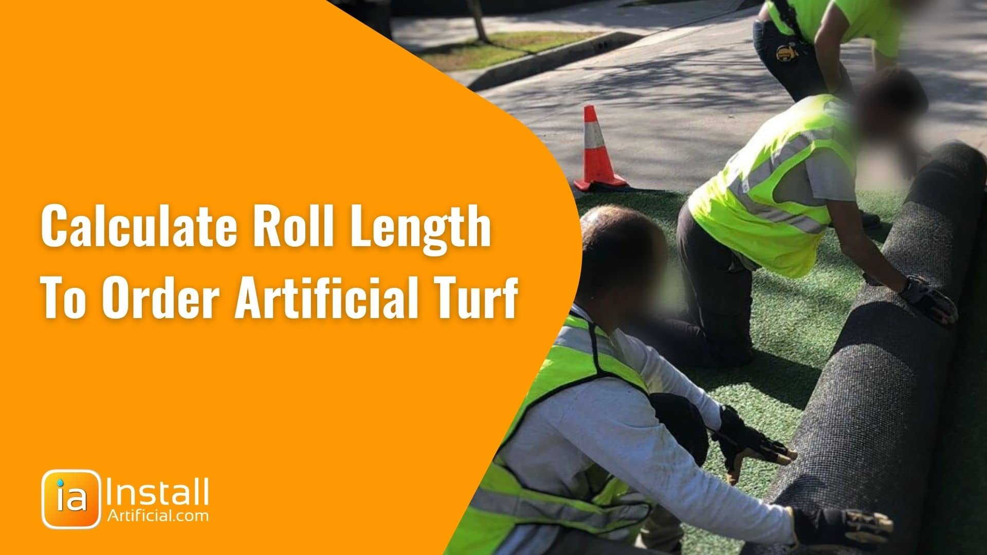 Calculate artificial grass roll length