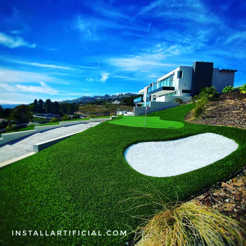 Putting Greens Installation on Hills and Slopes
