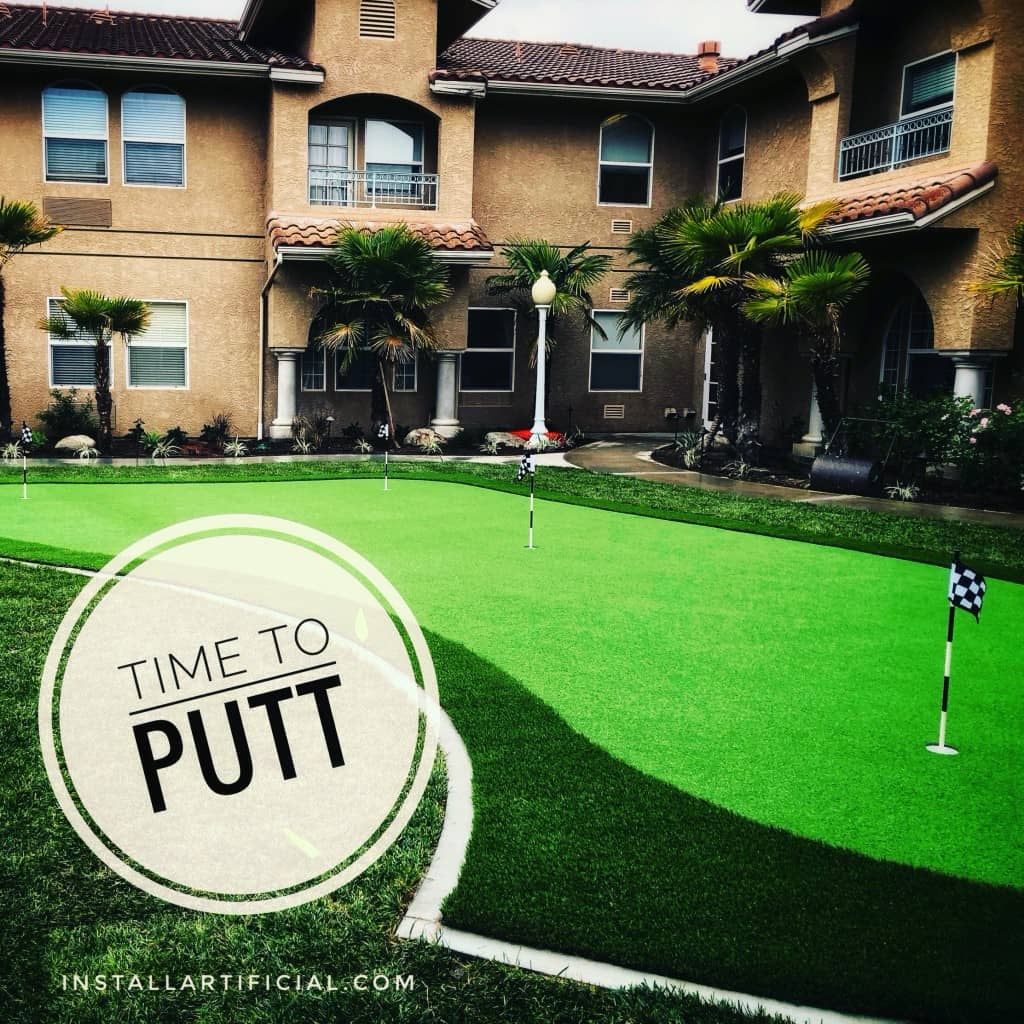 Commercial and Residential Putting Greens Installation