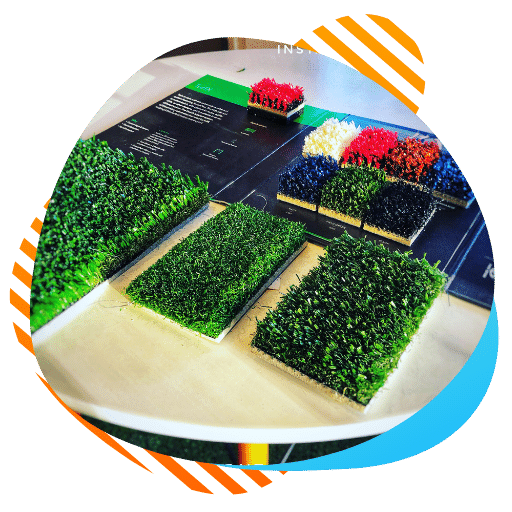 selection of artificial grass materials for commercial play areas