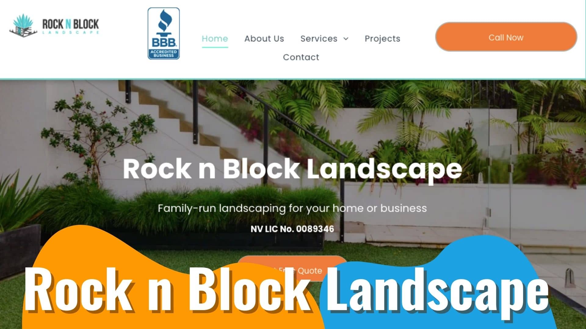 Rock n Block Landscape Las Vegas