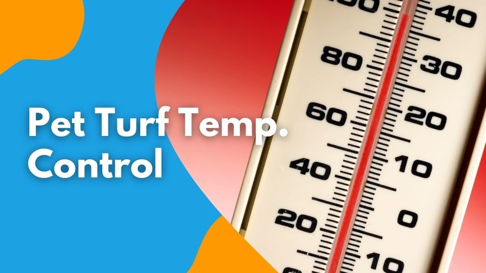 pet turf surface temperature control