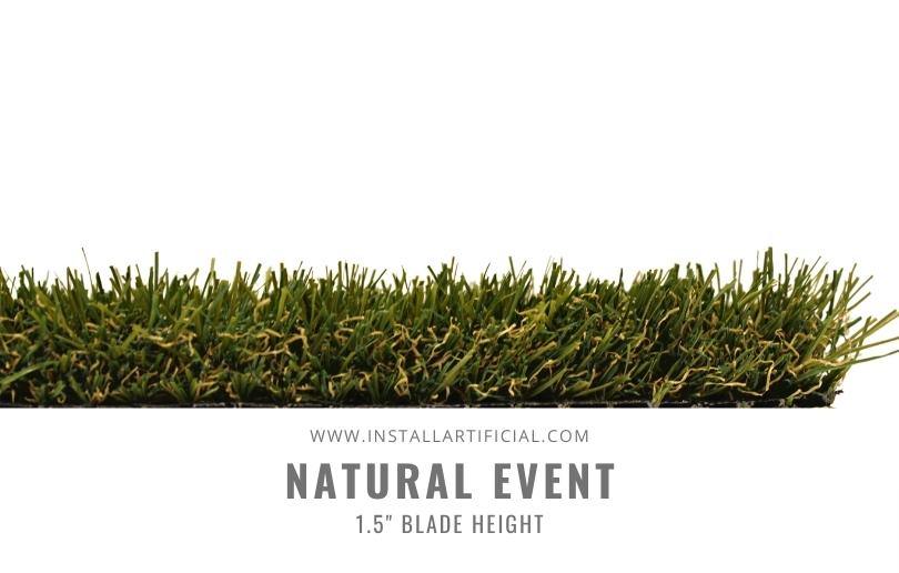 Natural Look Event, Smart Turf, Side Natural Look Event, Smart Turf, Side