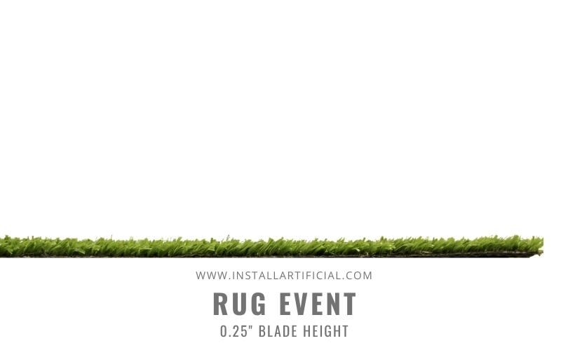 Rug Event Turf, Smart Turf, Side View