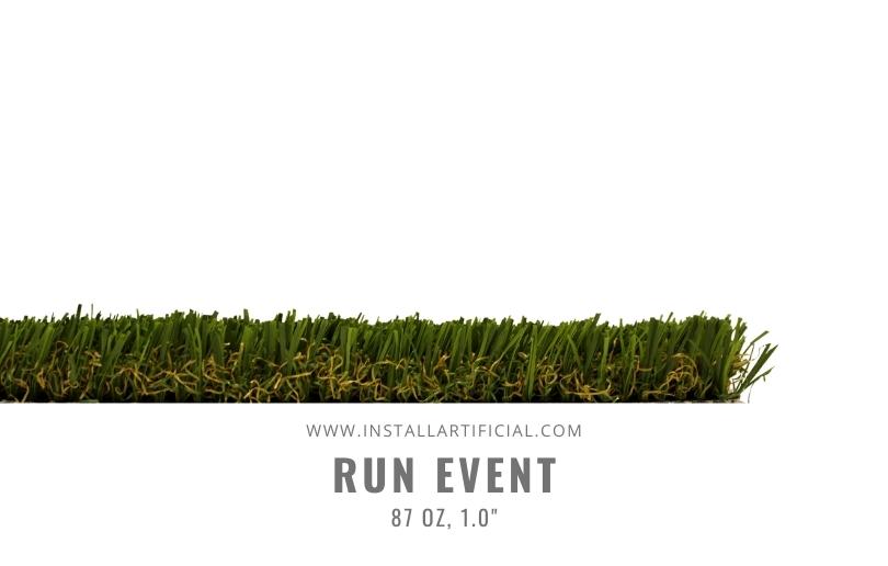 Run Event Turf, Smart Turf, Side View