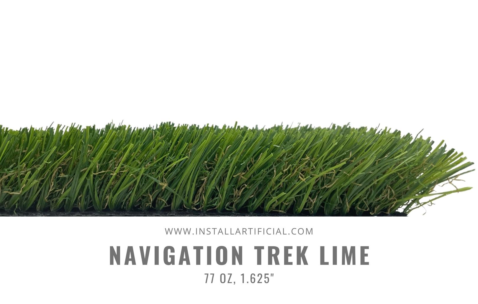 Navigation Trek Lime, Shawgrass, side