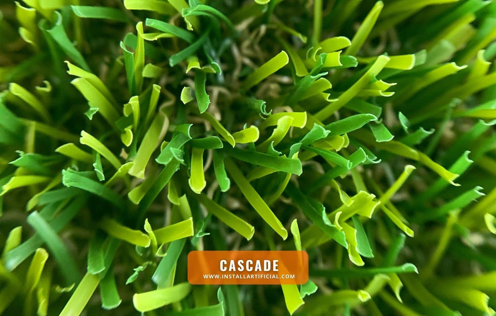 Cascade, synthetic grass warehouse, Everlast, macro