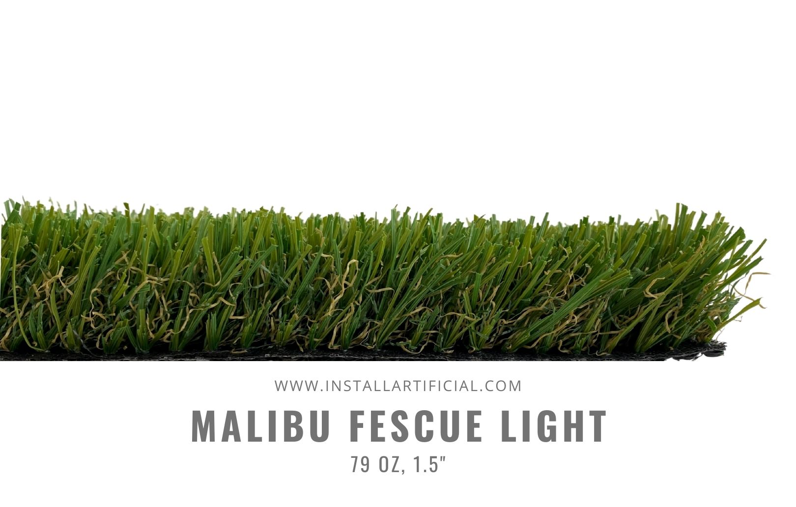 Malibu Fescue Light, Synthetic Grass Warehouse, Everlast, Side Malibu Fescue Light, Synthetic Grass Warehouse, Everlast, Side