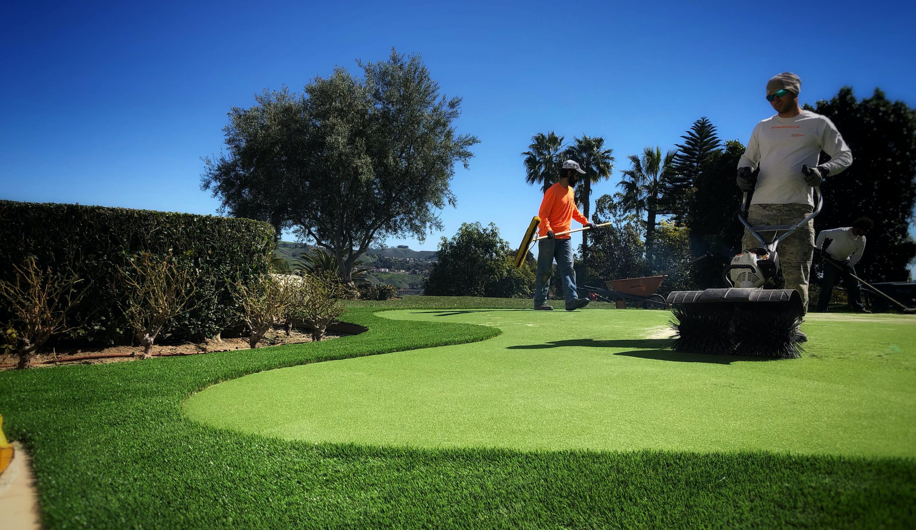 putting green horizontal 