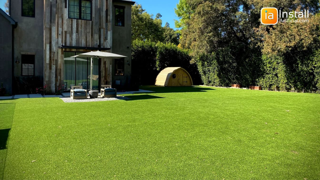 Artificial Grass Installation Cost Large Backyard