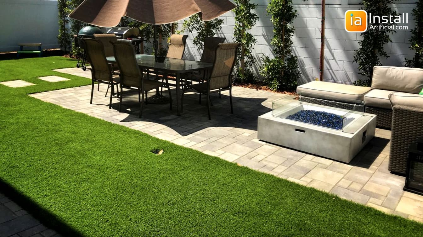 Artificial Grass and Paver Patio Cost