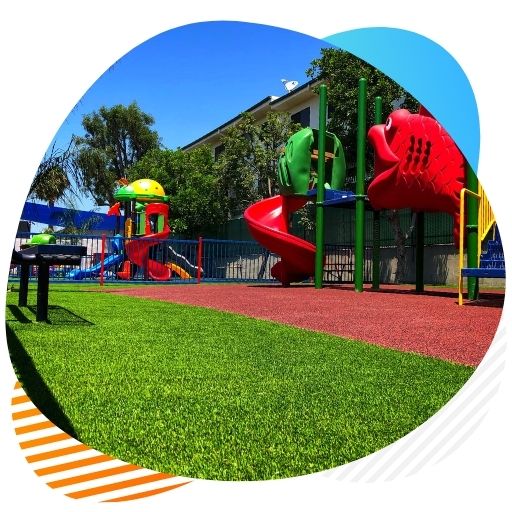 playgrounds artificial grass installation