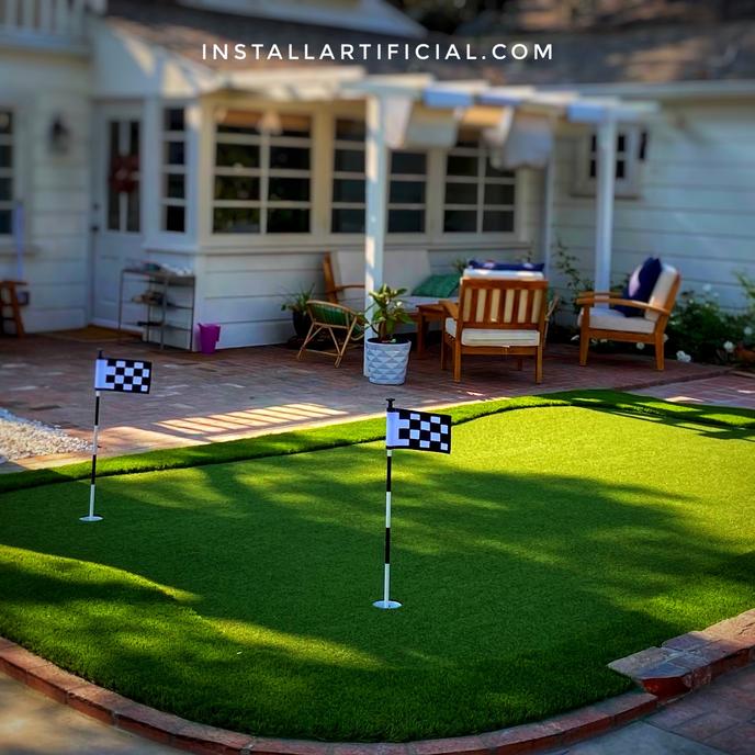 Affordable Backyard Putting Green Affordable Backyard Putting Green