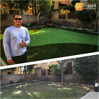 Backyard Putting Green 